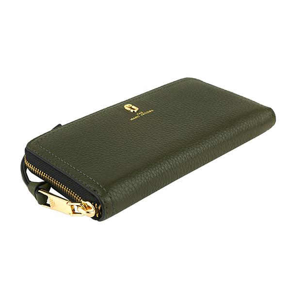 新品 ★MARC BY MARC JACOBS★長財布ラウンドファスナー カーキ MARC JACOBS 並行輸入 マークジェイコブス 長財布(ラウンド