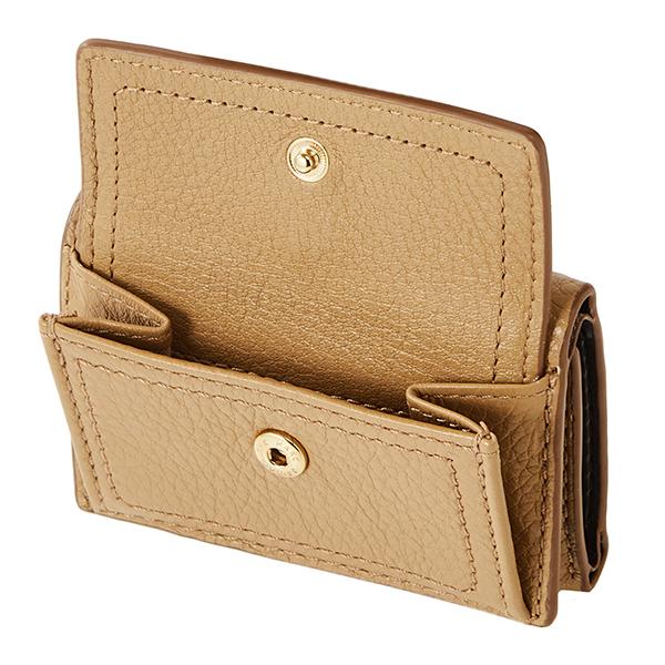 【1182(^.^)】美品　マークジェイコブス　三つ折り財布　ベージュ 中古・古着通販】MARC JACOBS (マークジェイコブス) 2つ折り財布