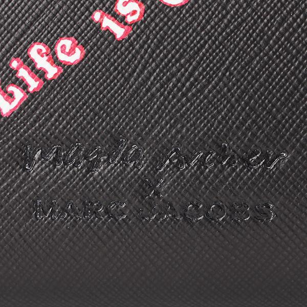 MARC JACOBS 並行輸入 マークジェイコブス 3つ折り財布 ブラック 黒