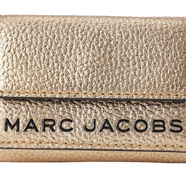 MARC JACOBS 並行輸入 マークジェイコブス 3つ折り財布 ゴールド