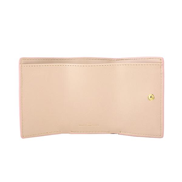 並行輸入 マークジェイコブス 3つ折り財布 MARC JACOBS ザ ソフトショット パーライズド M0016545 684レディース パールピンク | MARC JACOBS | 03