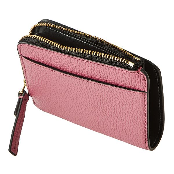 【未使用品】マークジェイコブス 二つ折り 財布 ピンク タグ付き MARC JACOBS マークジェイコブス 財布 二つ折り財布 S101L01SP21