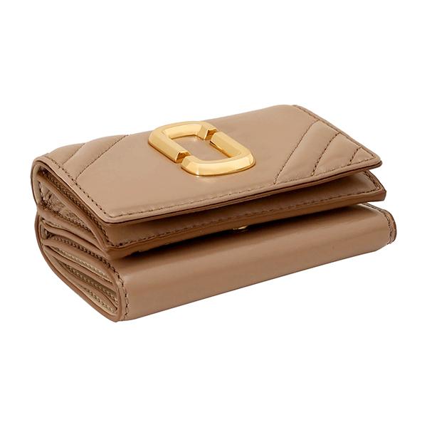 並行輸入 マークジェイコブス 3つ折り財布 MARC JACOBS ザ グラムショット S129L01FA21 269レディース ベージュ | MARC JACOBS | 02