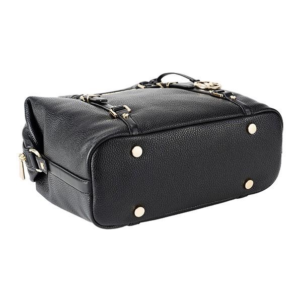 MICHAEL KORS ブラック ハンドバッグ Michael Michael Kors Carson Medium Logo Debossed Satchel | Brixton