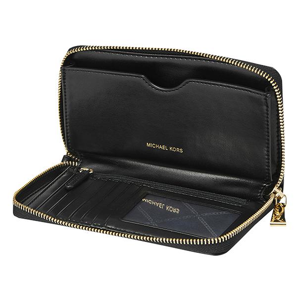 【国内即発送】マイケルコース 長財布 32F6GM9E3L 001 MICHAEL KORS マイケルコース 長財布(ラウンドファスナー