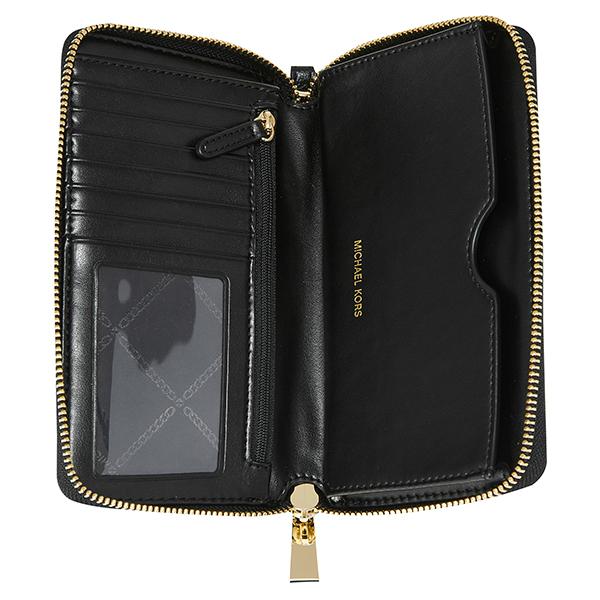【国内即発送】マイケルコース 長財布 32F6GM9E3L 001 MICHAEL KORS マイケルコース 長財布(ラウンドファスナー