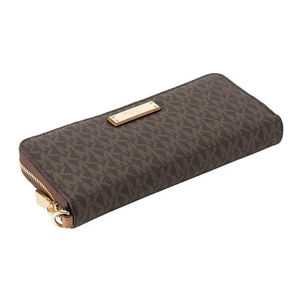 並行輸入 マイケルコース 長財布(ラウンドファスナー) LOGO CONTINENTAL WRISTLET 32S7GTTE9B 200 ブラウン 爆買 | MICHAEL KORS | 02