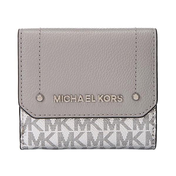 並行輸入 マイケルコース 2つ折り財布 MD TRIFOLD COIN CASE 35H8SYEF2V 040 グレー/シルバー 爆買 | MICHAEL KORS