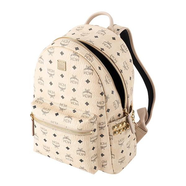 並行輸入 エムシーエム リュックサック スターク サイドスタッズ バックパック SMALL/MEDIUM MMK 7AVE99 IG001 ベージュ 爆買 | MCM | 03