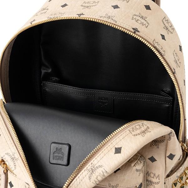並行輸入 エムシーエム リュックサック スターク サイドスタッズ バックパック SMALL/MEDIUM MMK 7AVE99 IG001 ベージュ 爆買 | MCM | 04