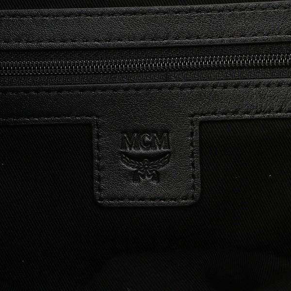 良品 ✨️ MCM ミニリュック ナイロン✕レザー 黒 シャドーロゴ MCM リュック レザー ナイロン 総柄 黒 ブラック - メルカリ