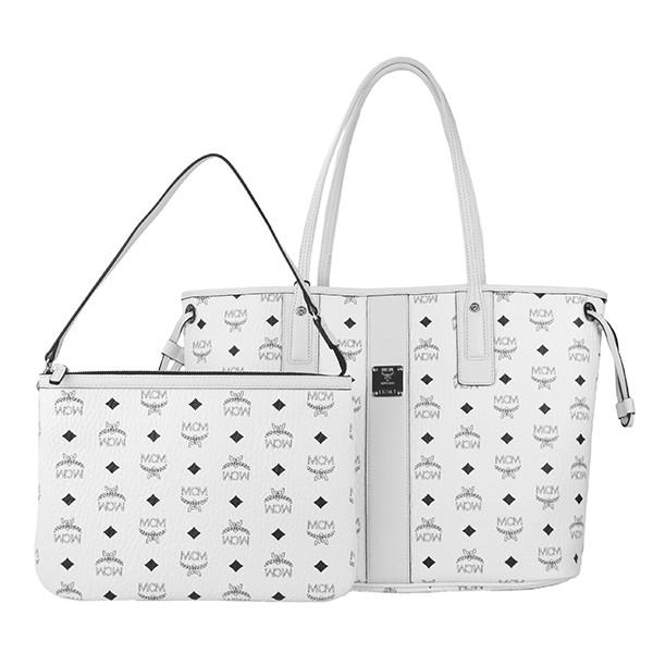 並行輸入 エムシーエム トートバッグ REVERSIBLE LIZ SHOPPER MWP7AVI22 WT001 ホワイト 白 爆買 | MCM