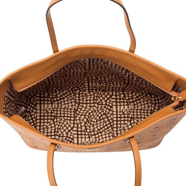 並行輸入 エムシーエム トートバッグ ANYA TOP ZIP SHOPPER  MWP7SVI33 CO001 ブラウン 爆買 | MCM | 05