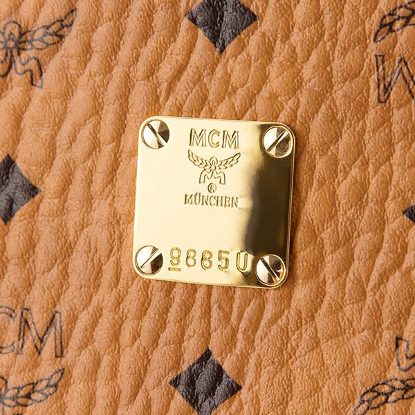 並行輸入 エムシーエム トートバッグ ANYA TOP ZIP SHOPPER  MWP7SVI33 CO001 ブラウン 爆買 | MCM | 08