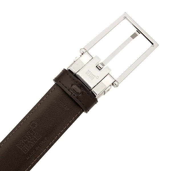 並行輸入 モンブラン ベルト MONTBLANC クラシック ライン スクエア スリム リバーシブル ビジネスベルト 113273メンズ ブラック 黒 | MONTBLANC（筆記具、時計） | 03