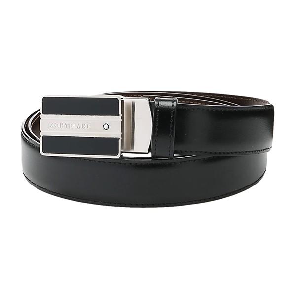 並行輸入 モンブラン ベルト MONTBLANC クラシック ライン マイスターシュタック リバーシブル ビジネスベルト 38156メンズ ブラック 黒 | MONTBLANC（筆記具、時計）