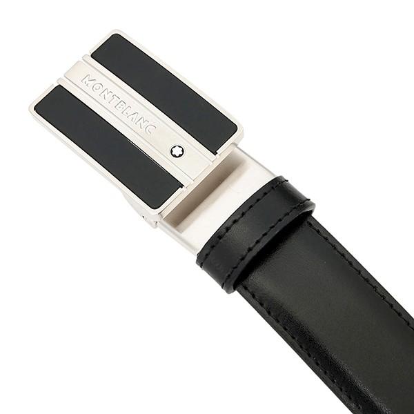 MONTBLANC モンブラン メンズ ベルト ロゴ ブラック レザーベルト、30 mm - 高級ベルト – Montblanc® JP