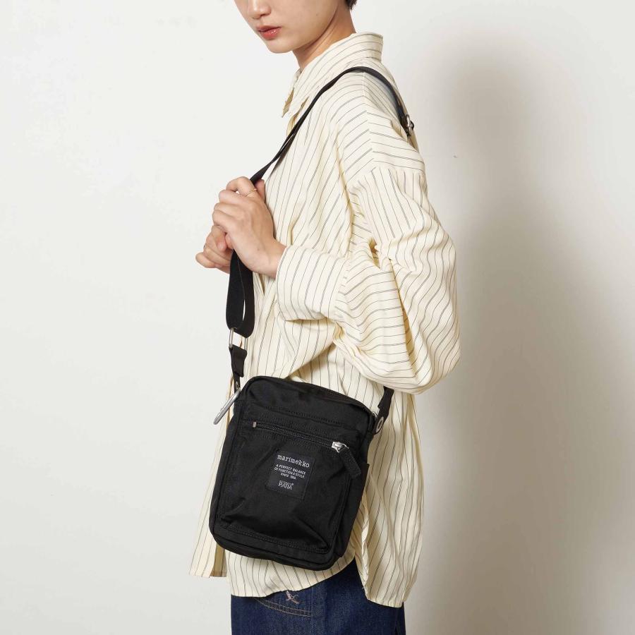 並行輸入 マリメッコ ショルダーバッグ Marimekko ローディー CASH & CARRY キャシュ&キャリー 092517 999レディース ブラック 黒 | marimekko