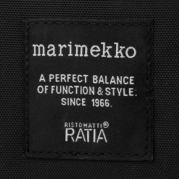 並行輸入 マリメッコ リュックサック Marimekko ローディー BUDDY バディ 092512 999レディース ブラック 黒 | marimekko | 06