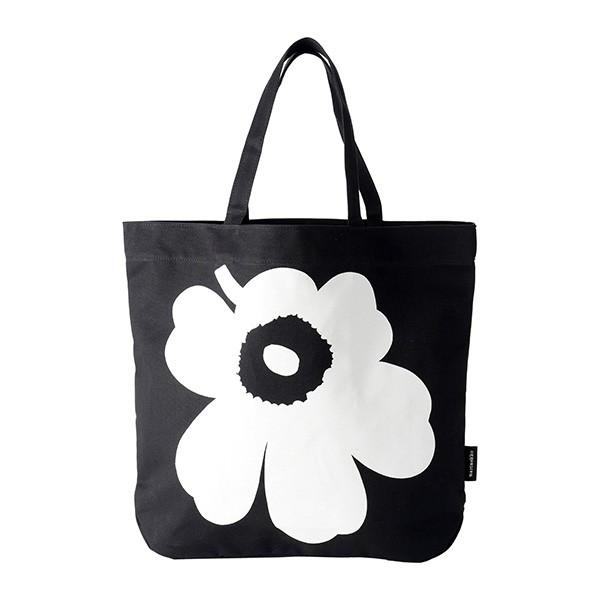 並行輸入 マリメッコ トートバッグ Marimekko ウニッコ TORNA 047931 910レディース ブラック黒 | marimekko