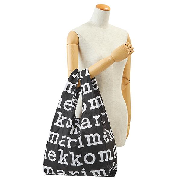 並行輸入 マリメッコ トートバッグ Marimekko マリロゴ スマートバッグ 048854 910レディース ブラック 黒 ホワイト 白 | marimekko | 05