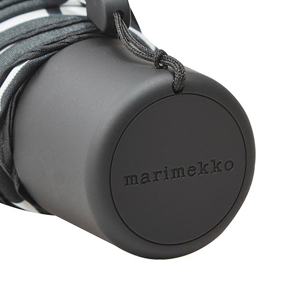 並行輸入 マリメッコ 傘 Marimekko ミニ マニュアル マリロゴ 折りたたみ傘 048859 910レディース ブラック 黒 ホワイト 白 | marimekko | 05