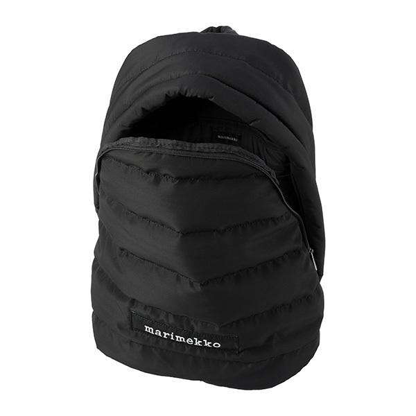 並行輸入 マリメッコ リュックサック Marimekko ロリー バックパック 090803 009レディース ブラック 黒 | marimekko | 03