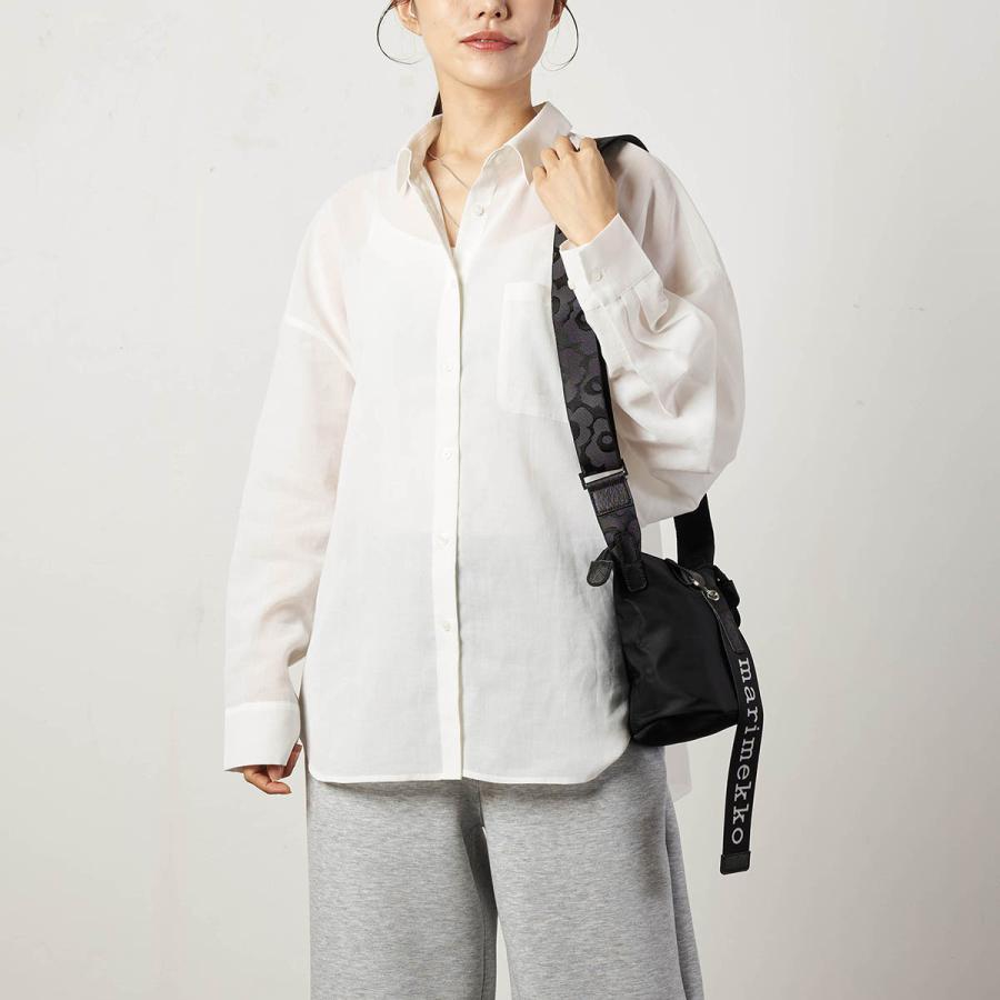 並行輸入 マリメッコ ショルダーバッグ Marimekko WEAR ALL DAY BAG ESSENTIAL BUCKET SOLID 091201 009 レディース ブラック 黒 | marimekko | 02