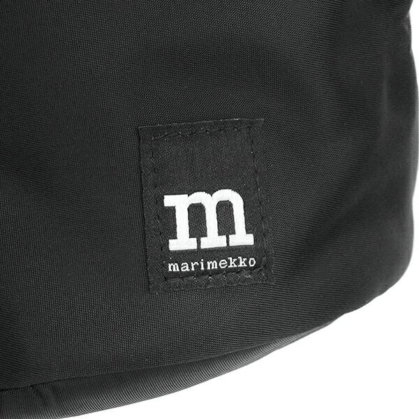 並行輸入 マリメッコ ショルダーバッグ Marimekko WEAR ALL DAY BAG ESSENTIAL BUCKET SOLID 091201 009 レディース ブラック 黒 | marimekko | 09