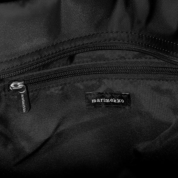 並行輸入 マリメッコ トートバッグ Marimekko ピロー WEEKENDER BAG 091465 009レディース ブラック 黒 | marimekko | 07