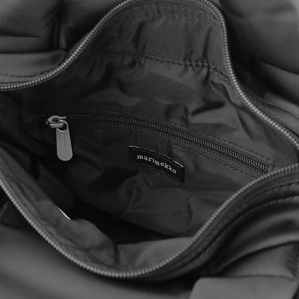 並行輸入 マリメッコ ショルダーバッグ Marimekko パデッド Daily Pillow Solid 091642 009レディース ブラック 黒 | marimekko | 06