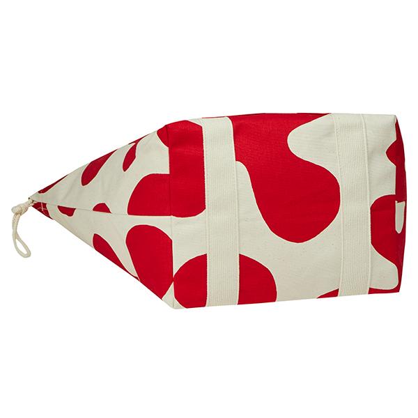 並行輸入 マリメッコ トートバッグ Marimekko プッロポスティ Mono City Tote 091974 830レディース レッド 赤 ホワイト | marimekko | 02