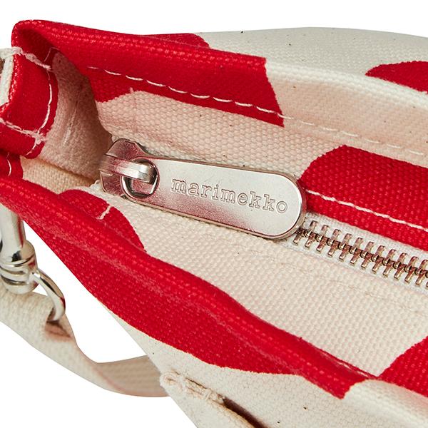 並行輸入 マリメッコ ショルダーバッグ Marimekko プッロポスティ Mono Mini Crossbody 091976 830レディース レッド 赤 ホワイト | marimekko | 06