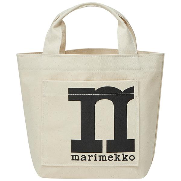 並行輸入 マリメッコ トートバッグ Marimekko ソリッド Mono Mini Tote 091979 100レディース ホワイト 白 | marimekko