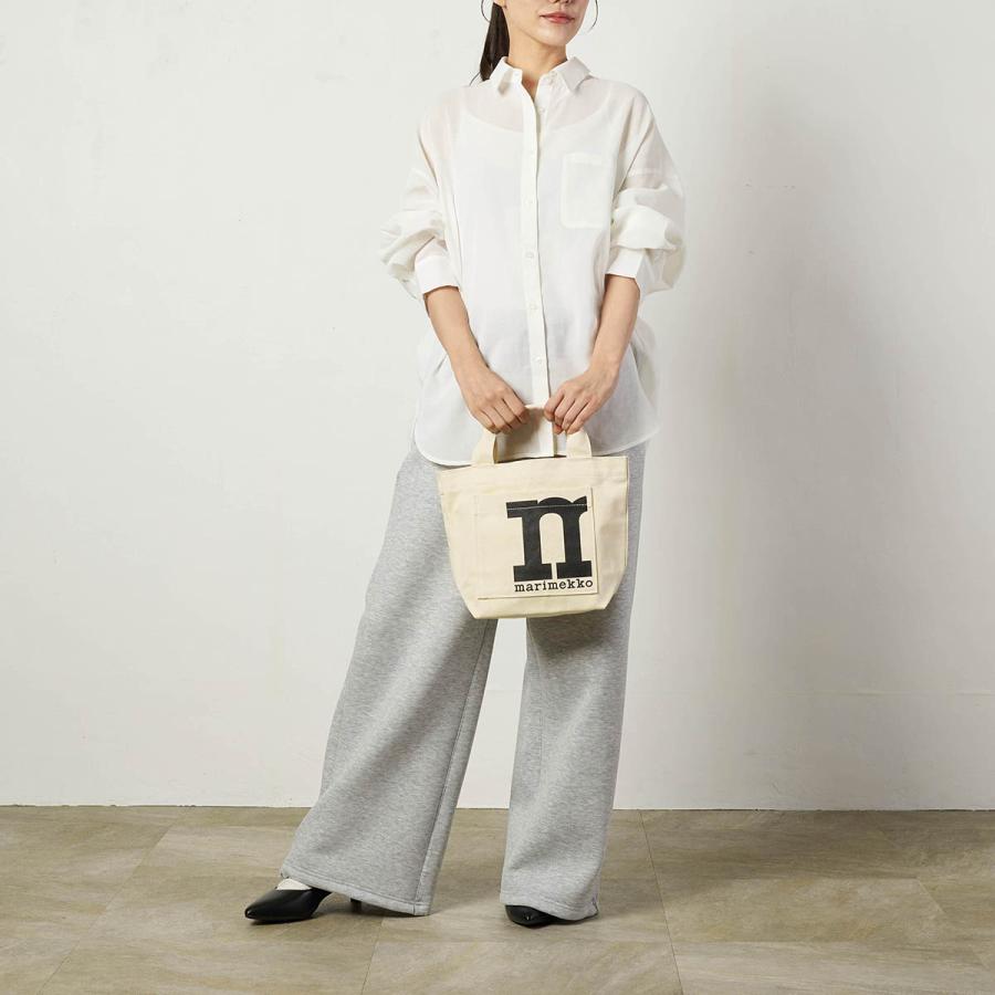 並行輸入 マリメッコ トートバッグ Marimekko ソリッド Mono Mini Tote 091979 100 レディース ホワイト 白 | marimekko | 01