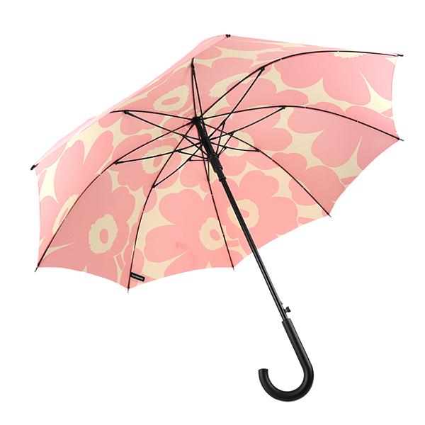 並行輸入 マリメッコ 傘 Marimekko ウニッコ SEMI-AUTOMATIC UMBRELLA 092000 130レディース アイボリー ピンク | marimekko | 01