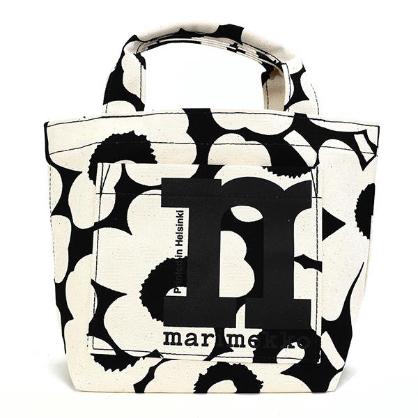 並行輸入 マリメッコ ハンドバッグ Marimekko ウニッコ MONO MINI TOTE 092197 908レディース ブラック 黒 ホワイト 白 | marimekko