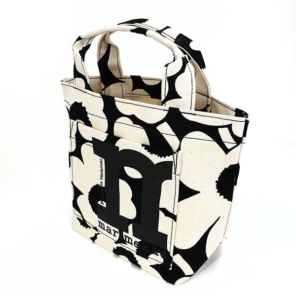 並行輸入 マリメッコ ハンドバッグ Marimekko ウニッコ MONO MINI TOTE 092197 908レディース ブラック 黒 ホワイト 白 | marimekko | 03
