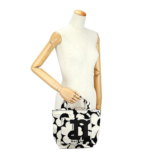 並行輸入 マリメッコ ハンドバッグ Marimekko ウニッコ MONO MINI TOTE 092197 908レディース ブラック 黒 ホワイト 白 | marimekko | 05