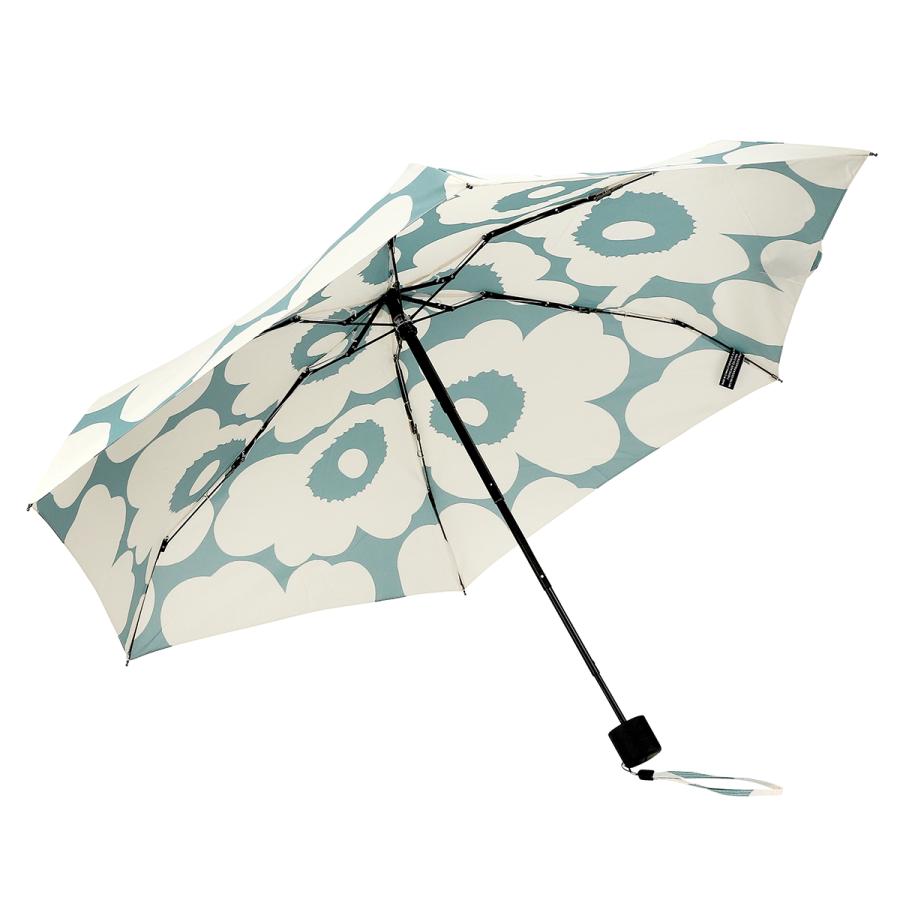 並行輸入 マリメッコ 折り畳み傘 Marimekko ウニッコ UMBRELLA 092207 260レディース アイボリー ライトブルー | marimekko | 01
