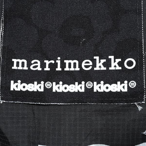 並行輸入 マリメッコ リュックサック Marimekko ファニー B-PACK MARIMERKKI 092209 992ユニセックス ブラック 黒 ホワイト 白 | marimekko | 08