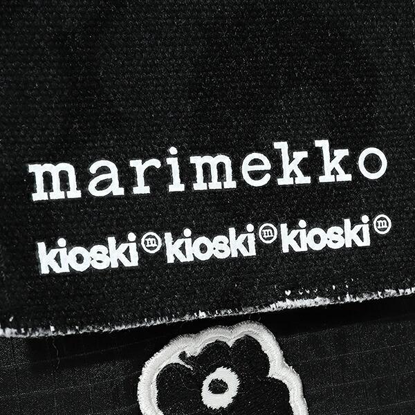 並行輸入 マリメッコ ショルダーバッグ Marimekko ファニー SMALL POCKET MARIMERKKI 092211 992 ユニセックス ブラック 黒 ホワイト 白 | marimekko | 07