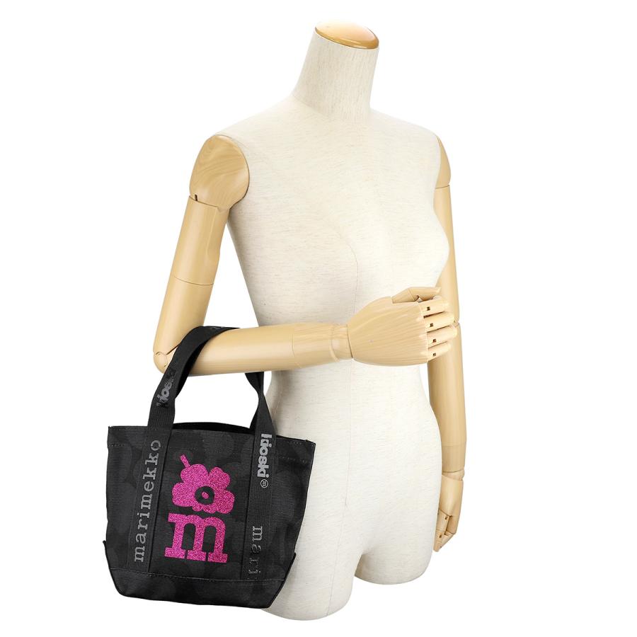 並行輸入 マリメッコ トートバッグ Marimekko キャリア MINI UNIKKO 092481 992レディース ブラック 黒 | marimekko | 05