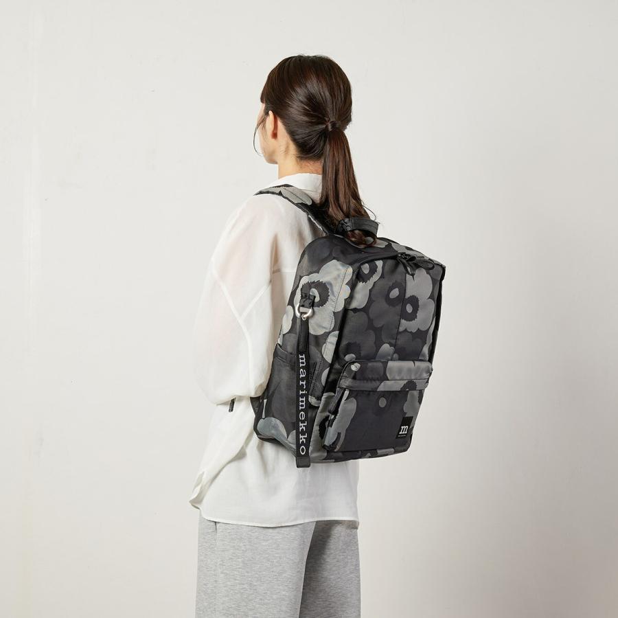 並行輸入 マリメッコ リュック Marimekko ウニッコ ZIP TOP BACKPACK 094809 990 レディース グレー | marimekko | 01
