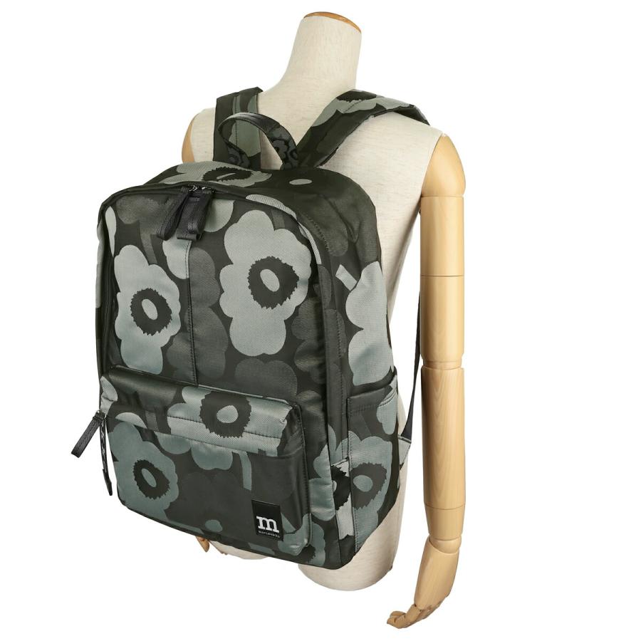 並行輸入 マリメッコ リュック Marimekko ウニッコ ZIP TOP BACKPACK 094809 990 レディース グレー | marimekko | 08
