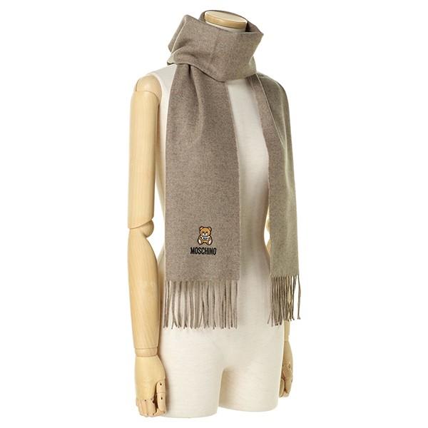 並行輸入 モスキーノ マフラー・ストール ライトブラウン MOSCHINO 50124 M5293 003 爆買 | MOSCHINO | 05
