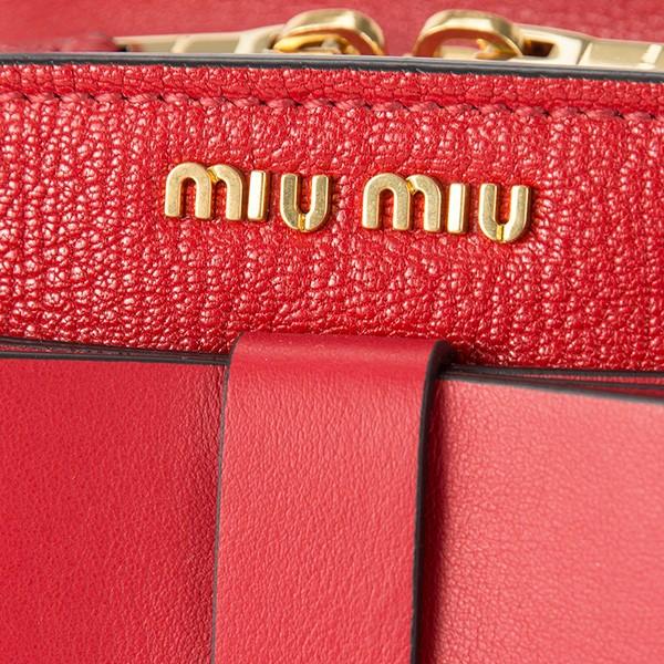 miu ミュウミュウ ハンドバッグ マドラス フィオッコ 5BA059 3R7 miu ミュウミュウ ハンドバッグ マドラス フィオッコ 5BA059 3R7