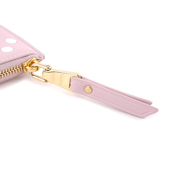 miu ミュウミュウ カードケース MIU ドットスタッズ 5MB006 2DRA miu ミュウミュウ カードケース MIU ドットスタッズ 5MB006 2DRA
