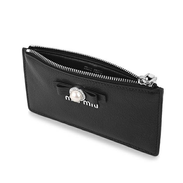 miu 並行輸入 ミュウミュウ カードケース MIU マドラスパール 5MB006