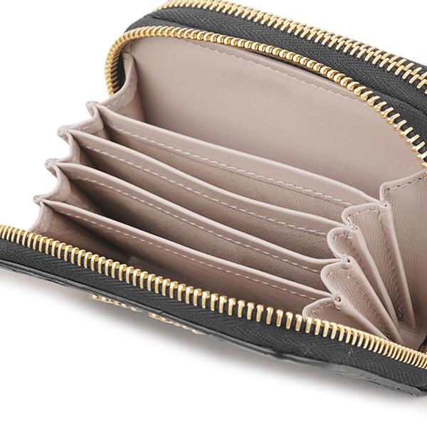 miu miu compact leather wallet クロコダイル miu miu（ミュウミュウ） クロコダイル型押しレザー 二つ折り がま口